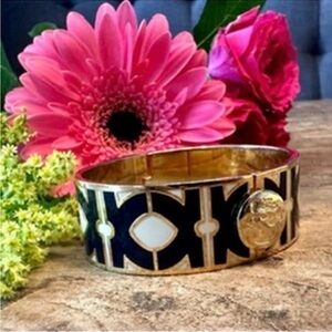 Spartina 449 Elegant Gold and Navy Bracelet